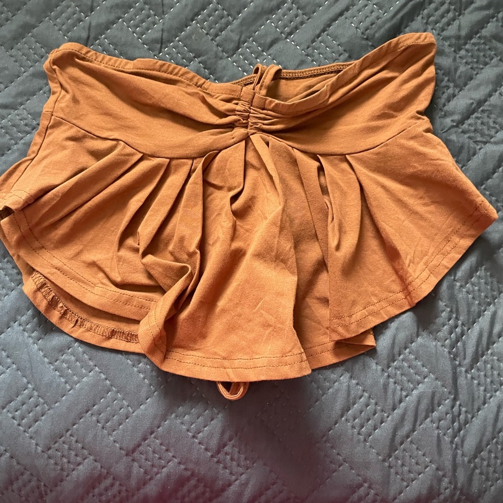 BROWN tube top